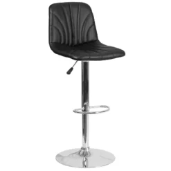 Flash Furniture Contemporary Vinyl Adjustable Height Barstool With Embellished Stitch Design And Chrome Base -Flash Furniture GUEST e6e3a066 9ac1 4020 a2d8 e6ebd5dc133d