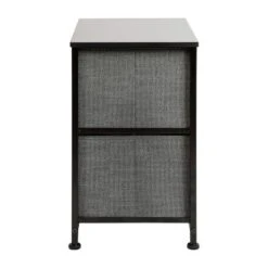 Flash Furniture 2 Drawer Wood Top Nightstand Storage Organizer With Cast Iron Frame And Dark Easy Pull Fabric Drawers 17 Flash Furniture 2 Drawer Wood Top Nightstand Storage Organizer With Cast Iron Frame And Dark Easy Pull Fabric Drawers -Flash Furniture GUEST ea731212 4857 45f4 9971 47bc01a6b114