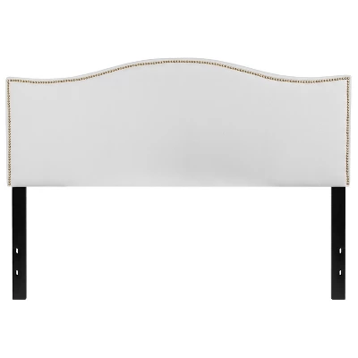 Flash Furniture Lexington Arched Upholstered Headboard With Accent Nail Trim 7 Flash Furniture Lexington Arched Upholstered Headboard With Accent Nail Trim - Image 7