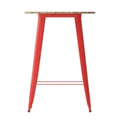 Flash Furniture Declan Commercial Indoor/Outdoor Bar Top Table, 30" Round All Weather Poly Resin Top With Steel Base -Flash Furniture GUEST ea874e24 6b69 4477 b3d3 fb142043ef6a