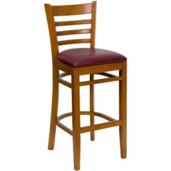 Flash Furniture Ladder Back Wooden Restaurant Barstool -Flash Furniture GUEST eb844875 c2aa 48ba a363 0c4fcedb4d60