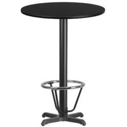 Flash Furniture 30'' Round Laminate Table Top With 22'' X 22'' Bar Height Table Base And Foot Ring 9 Flash Furniture 30'' Round Laminate Table Top With 22'' X 22'' Bar Height Table Base And Foot Ring -Flash Furniture GUEST ebe79bdb 7e44 48aa 90a8 8af10a6684cb
