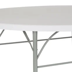 Flash Furniture 6-Foot Round Bi-Fold Granite White Plastic Banquet And Event Folding Table With Carrying Handle 12 Flash Furniture 6-Foot Round Bi-Fold Granite White Plastic Banquet And Event Folding Table With Carrying Handle -Flash Furniture GUEST ec599c85 e17f 4069 a8f9 ae7c7585c7ef