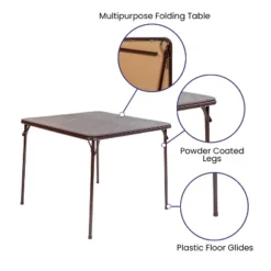 Flash Furniture Folding Card Table - Lightweight Portable Folding Table With Collapsible Legs 16 Flash Furniture Folding Card Table - Lightweight Portable Folding Table With Collapsible Legs -Flash Furniture GUEST ee2f716e cdf8 4112 bdba 0b81f2699419
