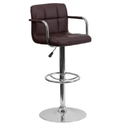 Flash Furniture Contemporary Quilted Vinyl Adjustable Height Barstool With Arms And Chrome Base 35 Flash Furniture Contemporary Quilted Vinyl Adjustable Height Barstool With Arms And Chrome Base -Flash Furniture GUEST ef61b3c6 469b 43d5 bb3d e1a4d30fb705