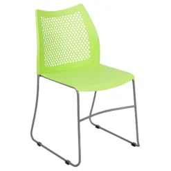 Flash Furniture HERCULES Series 661 Lb. Capacity Stack Chair With Air-Vent Back And Powder Coated Sled Base -Flash Furniture GUEST f173bcc3 8d8d 4809 afbe c2bff252c775