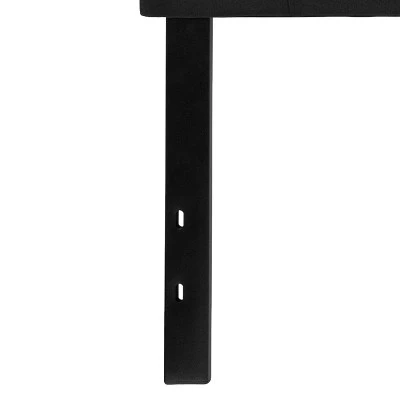 Flash Furniture Bedford Tufted Upholstered King Size Headboard In Black Fabric 5 Flash Furniture Bedford Tufted Upholstered King Size Headboard In Black Fabric - Image 5