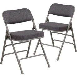 Flash Furniture 2 Pack HERCULES Series Premium Curved Triple Braced & Hinged Fabric Upholstered Metal Folding Chair 25 Flash Furniture 2 Pack HERCULES Series Premium Curved Triple Braced & Hinged Fabric Upholstered Metal Folding Chair -Flash Furniture GUEST f3f9a874 c02a 4c09 9c48 61ec4251e04d