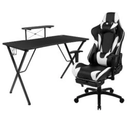 Flash Furniture Gaming Desk And Footrest Reclining Gaming Chair Set With Cup Holder, Headphone Hook, And Monitor/Smartphone Stand 24 Flash Furniture Gaming Desk And Footrest Reclining Gaming Chair Set With Cup Holder, Headphone Hook, And Monitor/Smartphone Stand -Flash Furniture GUEST f49a3922 8a3e 4b16 9cb8 60293e160b7c
