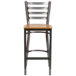 Flash Furniture Clear Coated Ladder Back Metal Restaurant Barstool 18 Flash Furniture Clear Coated Ladder Back Metal Restaurant Barstool -Flash Furniture GUEST f4b6aa94 d2c6 46b2 a653 ddf7977e04c7