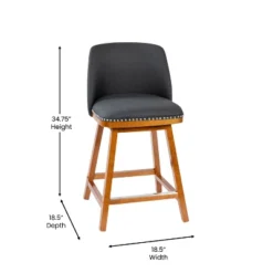 Flash Furniture Julia Set Of 2 Transitional Upholstered Counter Stools With Nailhead Trim And Solid Wood Frames 19 Flash Furniture Julia Set Of 2 Transitional Upholstered Counter Stools With Nailhead Trim And Solid Wood Frames -Flash Furniture GUEST f54008cc 7898 4e48 83d5 69ef2f4f3cf1