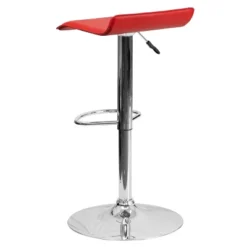 Flash Furniture Contemporary Vinyl Adjustable Height Barstool With Solid Wave Seat And Chrome Base 20 Flash Furniture Contemporary Vinyl Adjustable Height Barstool With Solid Wave Seat And Chrome Base -Flash Furniture GUEST f5ac1f93 9939 4901 a81b 65311aeea6a3