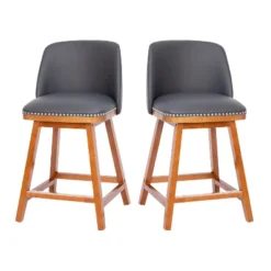 Flash Furniture Julia Set Of 2 Transitional Upholstered Counter Stools With Nailhead Trim And Solid Wood Frames 25 Flash Furniture Julia Set Of 2 Transitional Upholstered Counter Stools With Nailhead Trim And Solid Wood Frames -Flash Furniture GUEST f6a186bf 2844 4b44 ae96 5bf753057b3c