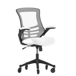 Flash Furniture Kelista Mid-Back Swivel Ergonomic Task Office Chair With Flip-Up Arms And Transparent Roller Wheels 22 Flash Furniture Kelista Mid-Back Swivel Ergonomic Task Office Chair With Flip-Up Arms And Transparent Roller Wheels -Flash Furniture GUEST f949cc23 ad0e 48ff bc07 4268ce5dc733