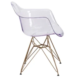 Flash Furniture Alonza Series Transparent Side Chair With Gold Base 15 Flash Furniture Alonza Series Transparent Side Chair With Gold Base -Flash Furniture GUEST fa7b2d85 1683 413f 84d1 788225c19c44