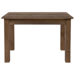 Flash Furniture 46" X 30" Rectangular Solid Pine Farm Dining Table 19 Flash Furniture 46" X 30" Rectangular Solid Pine Farm Dining Table -Flash Furniture GUEST fa9efaa0 880b 4a5b b435 837221f0dd90