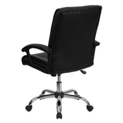 Flash Furniture Mid-Back Black LeatherSoft Swivel Manager's Office Chair With Arms 14 Flash Furniture Mid-Back Black LeatherSoft Swivel Manager's Office Chair With Arms -Flash Furniture GUEST fb3aac87 11d7 44a5 a3c0 6ca5bda0d555