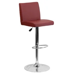 Flash Furniture Contemporary Vinyl Adjustable Height Barstool With Panel Back And Chrome Base 23 Flash Furniture Contemporary Vinyl Adjustable Height Barstool With Panel Back And Chrome Base -Flash Furniture GUEST fc29998f 7b46 4aed 918f c54eb690828a