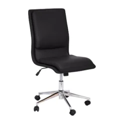 Flash Furniture Madigan Mid-Back Armless Swivel Task Office Chair With Upholstery And Adjustable Metal Base 28 Flash Furniture Madigan Mid-Back Armless Swivel Task Office Chair With Upholstery And Adjustable Metal Base -Flash Furniture GUEST fcce5e8f 45d7 4b28 86c9 6ac1d83a9f26