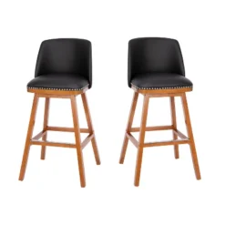 Flash Furniture Julia Set Of 2 Transitional Upholstered Barstools With Nailhead Trim And Solid Wood Frames 26 Flash Furniture Julia Set Of 2 Transitional Upholstered Barstools With Nailhead Trim And Solid Wood Frames -Flash Furniture GUEST fef41a50 4a78 4c36 9e1f cc9e0cac0333
